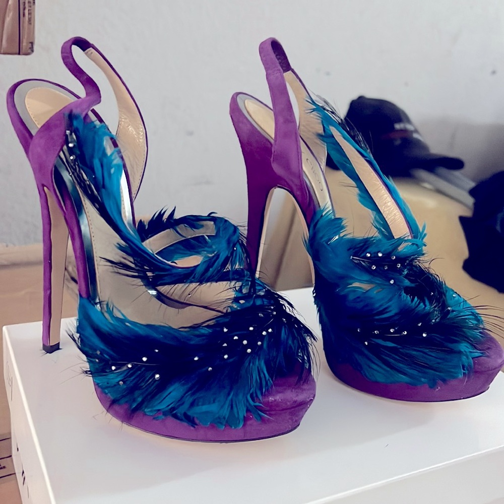 Jimmy Choo suede Marlene heels